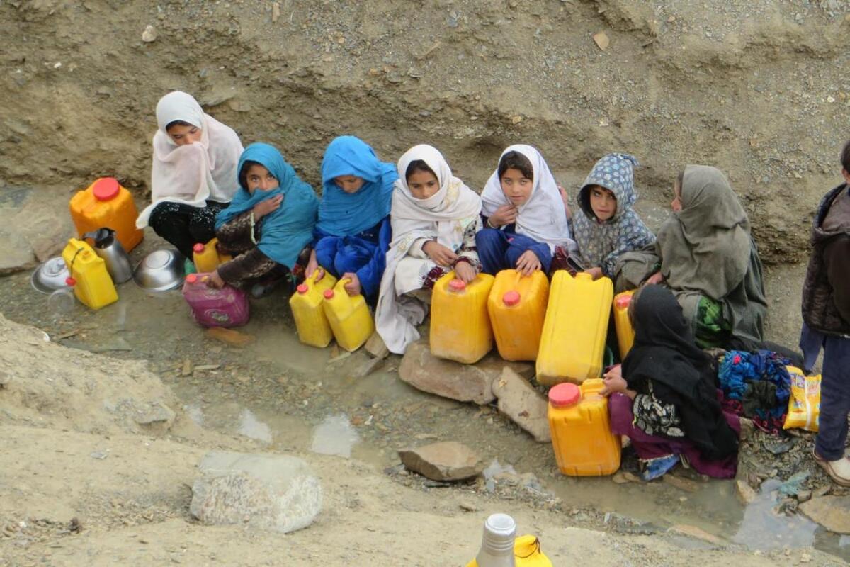 ۷۹ درصد از مردم افغانستان به آب آشامیدنی کافی دسترسی ندارند