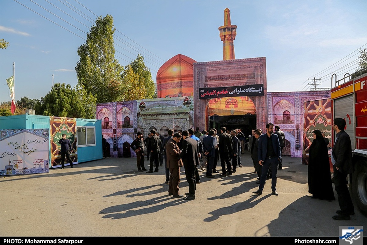 ایستگاه‌های استقبال از زائران پیاده و سواره شهرداری مشهد تجهیز شد