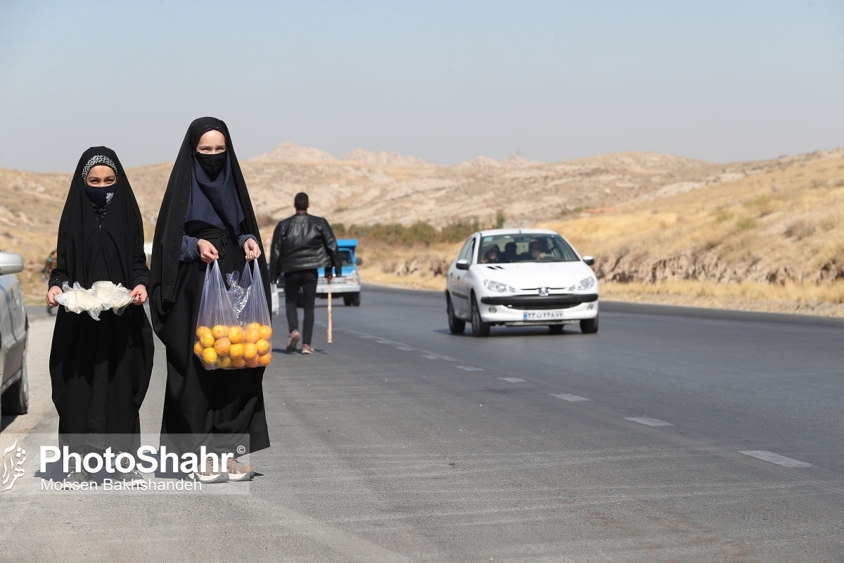 ویدئو | آماده سازی مواکب جاده های منتهی به مشهد برای زائران پیاده امام رضا(ع)
