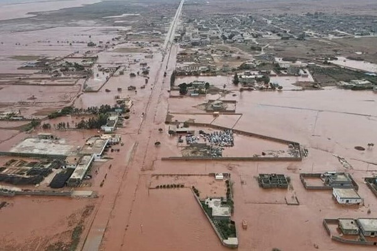 خاکسپاری ۴۰۰۰ جسد در پی وقوع طوفان در شهر «درنه» لیبی + فیلم