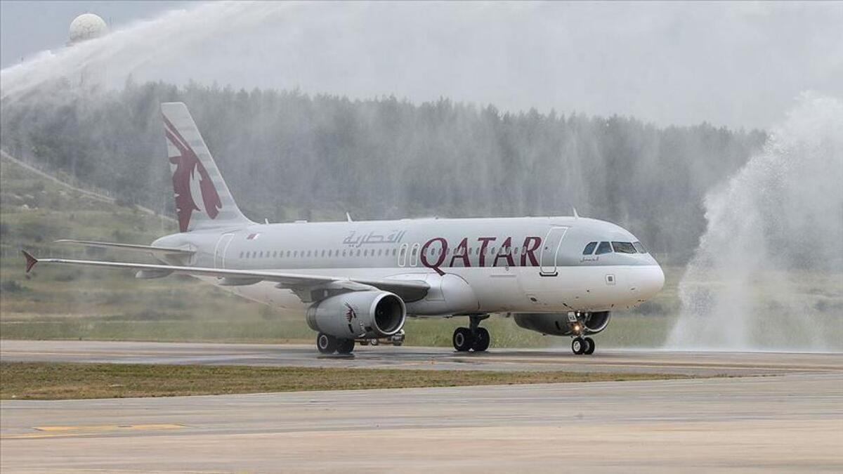 هواپیمای حامل زندانیان آمریکایی به قطر رسید