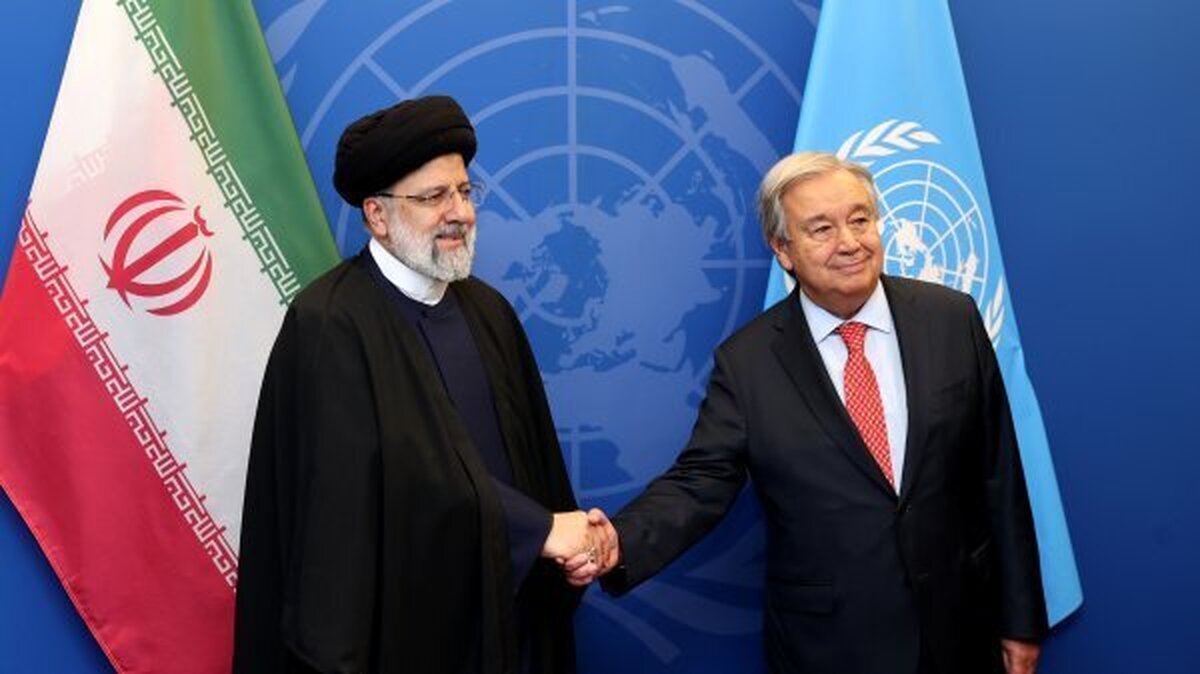 دیدار رئیس‌جمهور و دبیرکل سازمان ملل | آمادگی ایران برای گسترش صلح در جهان و قدردانی گوترش