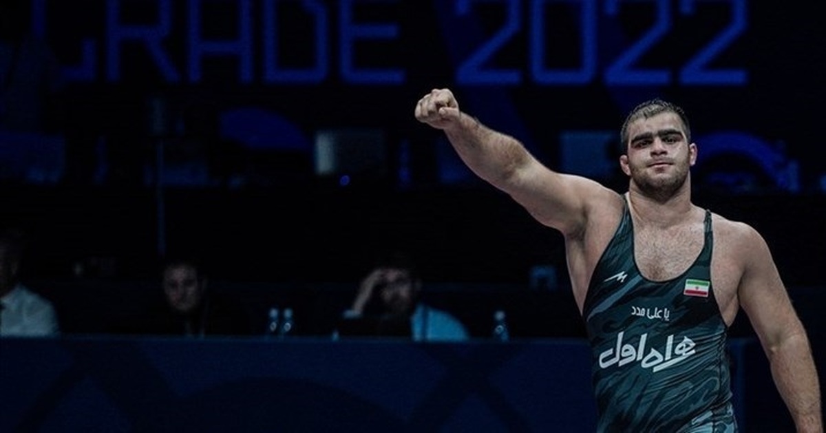 نتیجه و فیلم کشتی امین میرزازاده در نیمه نهایی قهرمانی جهان بلگراد