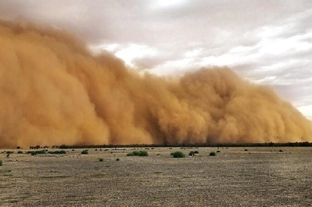 ویدئو | طوفان وحشتناک ریزگرد در گلبهار (۴ شهریور ۱۴۰۲)