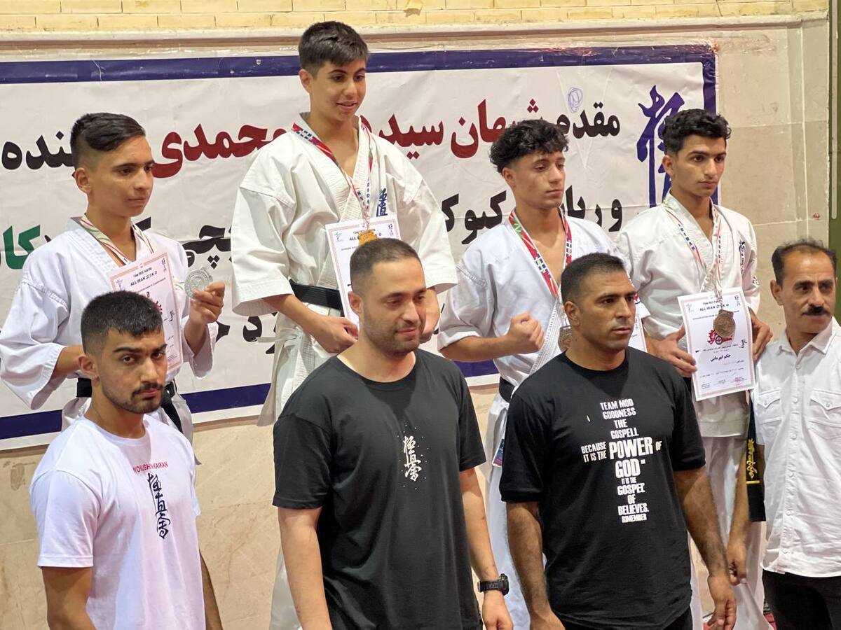 درخشش نوجوان مشهدی در مسابقات کاراته