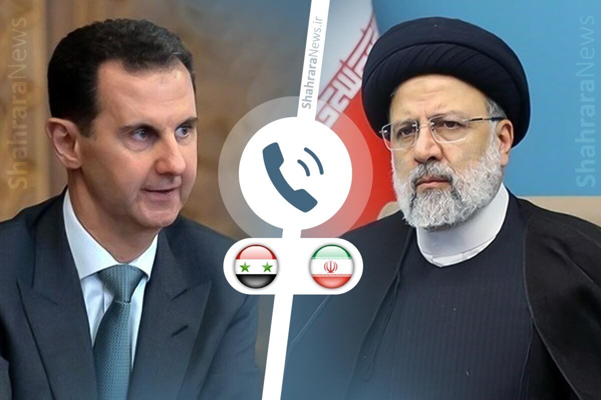 گفتگوی تلفنی روسای جمهور ایران و سوریه | همه امت اسلامی باید به یک همگرایی در مسیر توقف جنایات صهیونیست‌ها علیه فلسطین برسند