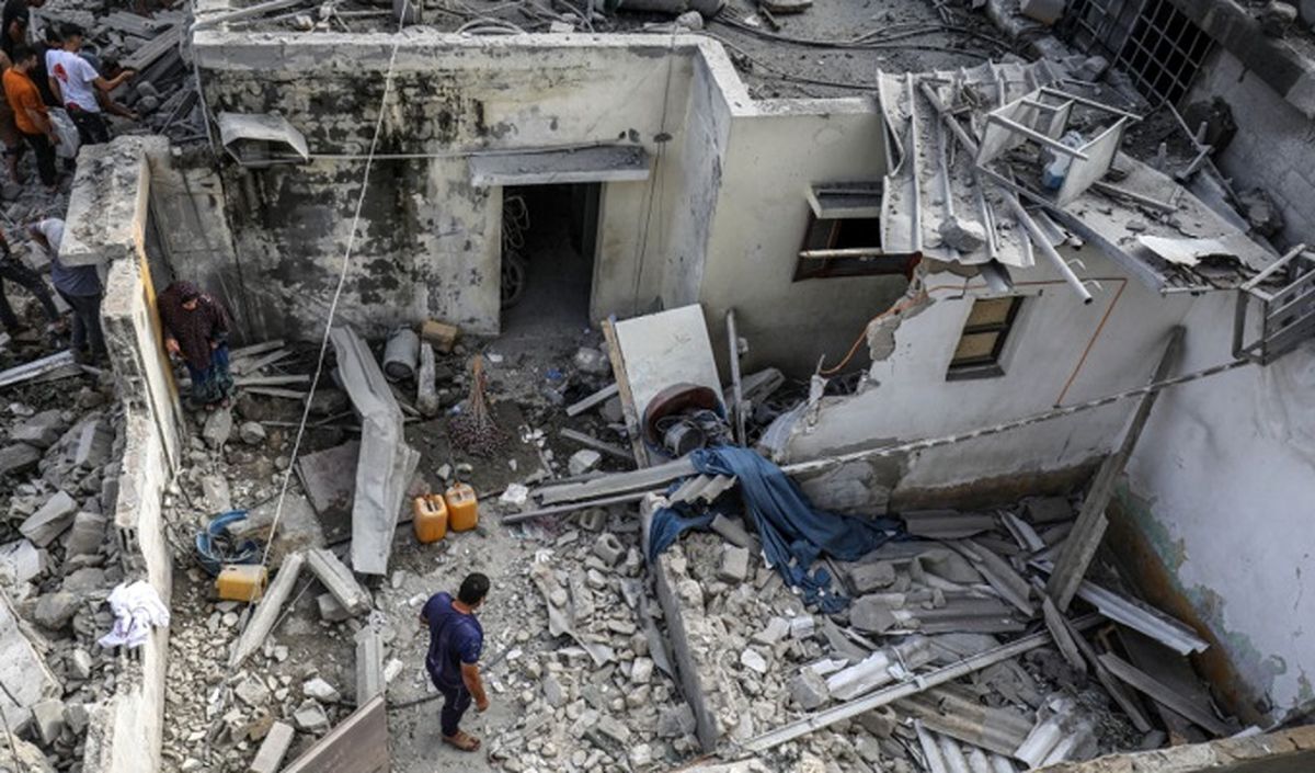 ویدئو| تصاویری بهت آور و هولناک از بمباران امروز غزه توسط اسرائیل