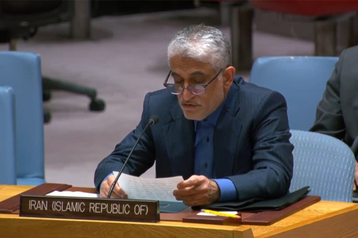 توصیه سفیر ایران در سازمان ملل به شورای امنیت درباره فلسطین