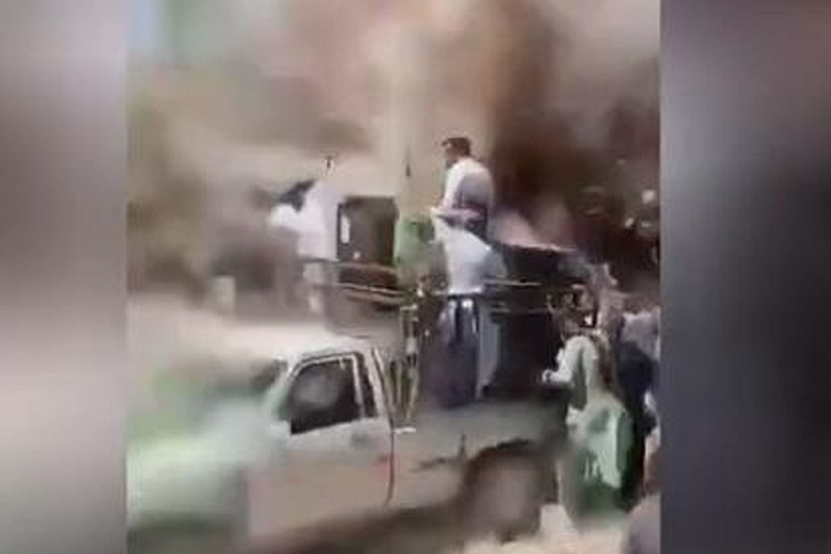 ویدئو | لحظه انفجار در بلوچستان پاکستان