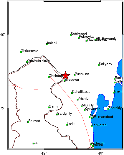 ۲ زلزله نسبتاً شدید اردبیل را لرزاند (۱۷ آبان ۱۴۰۲)