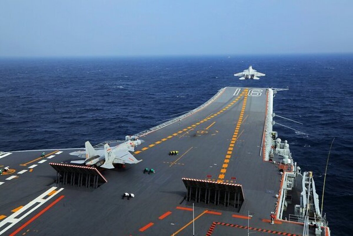 دیده شدن هواپیما‌ها و ناو هواپیمابر چینی در نزدیکی جزیره تایوان
