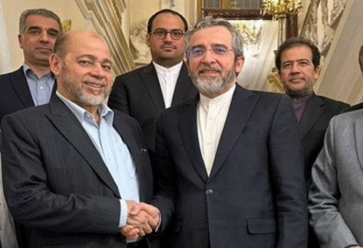باقری کنی با مقام ارشد حماس در مسکو دیدار کرد