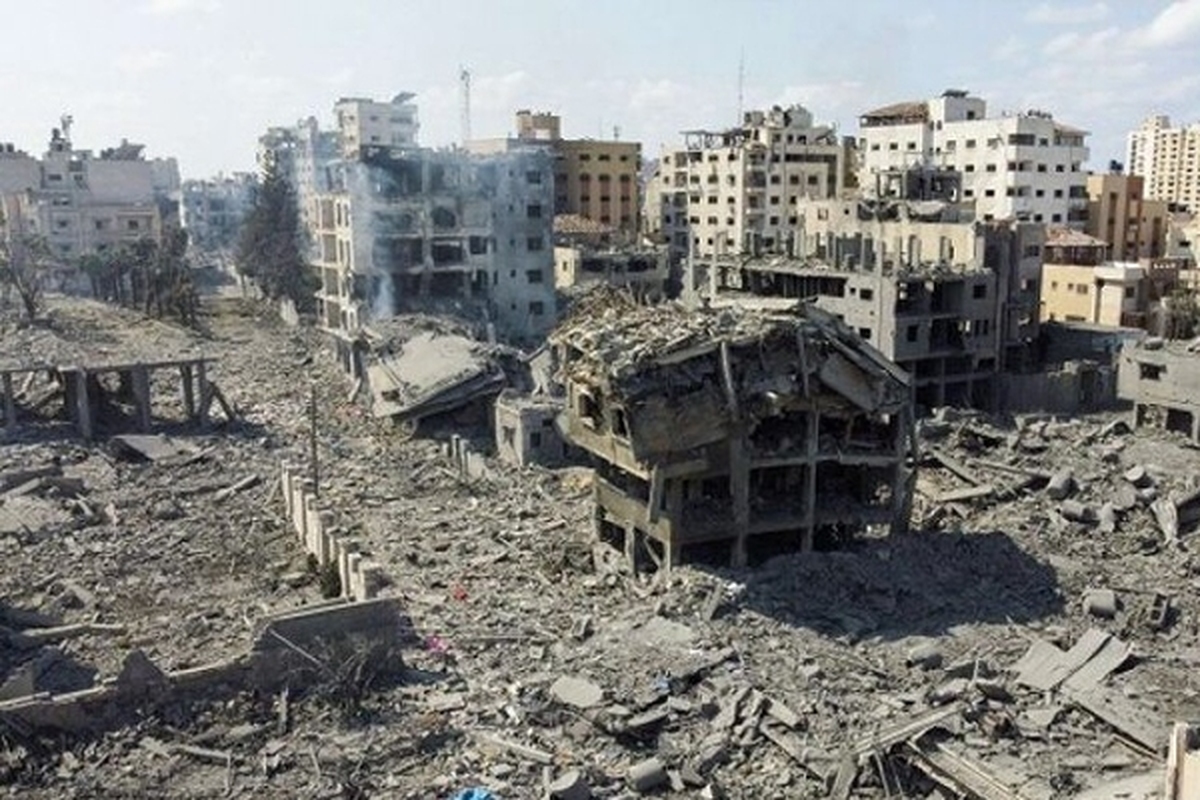 حملات شدید رژیم صهیونیستی به شمال غزه + فیلم و عکس