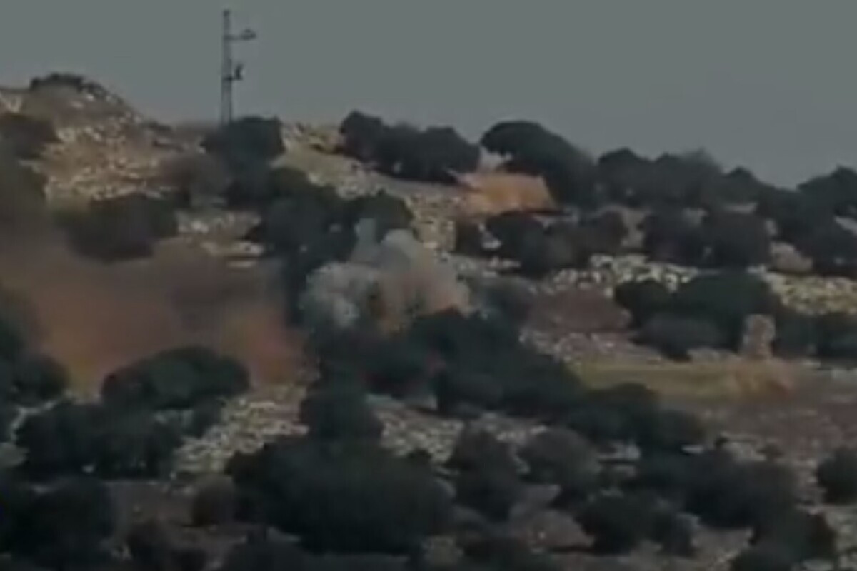 ویدئو | لحظه انهدام تانک مرکاوا توسط حزب الله لبنان در حوالی شهرک صهیونیستی افیفم