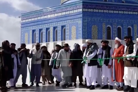طالبان مسجدی شبیه به مسجد الاقصی را با نام ملاعمر در کابل افتتاح کردند + عکس