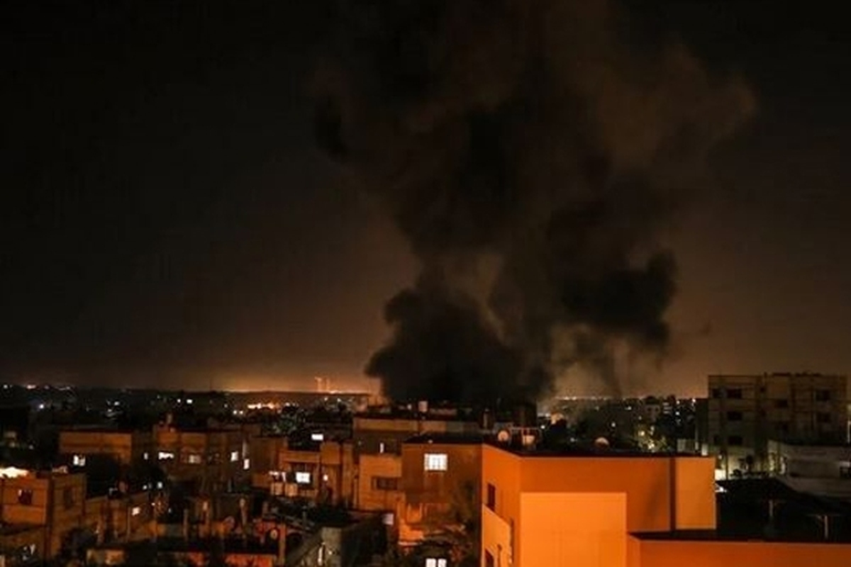حملات سنگین اسرائیل به جنوب غزه + فیلم