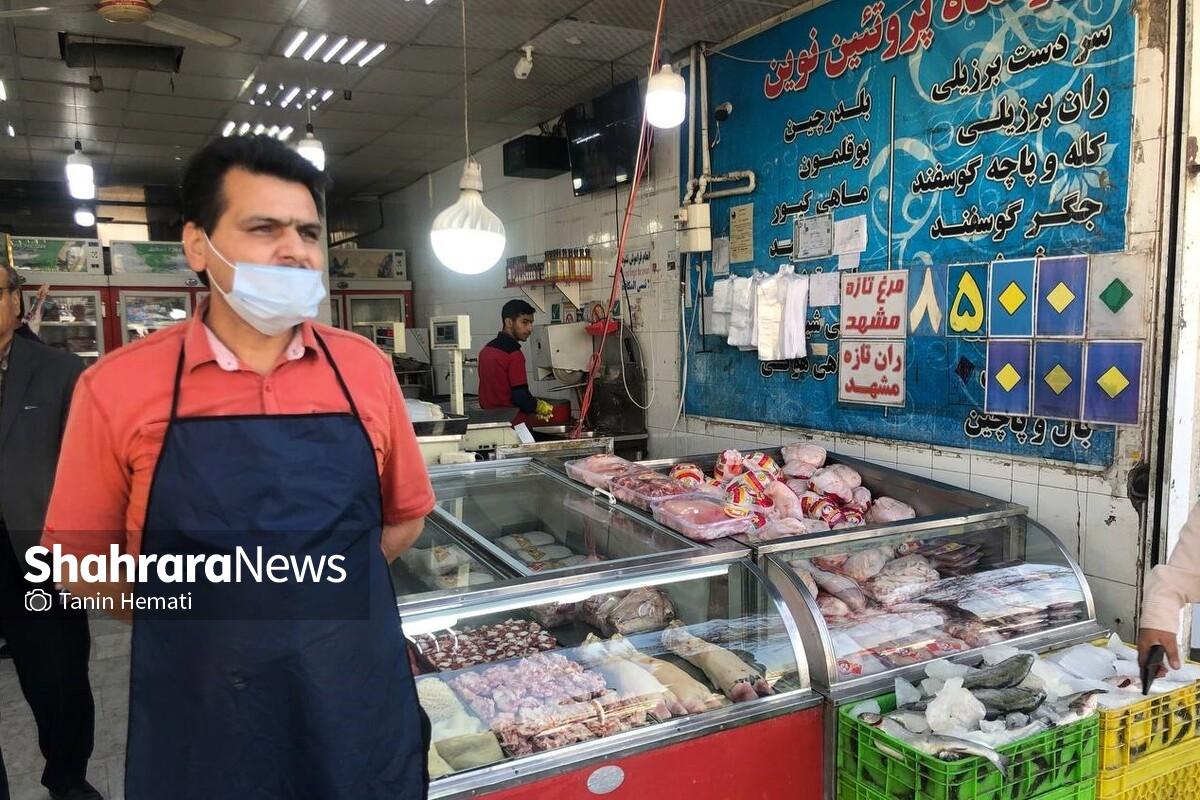 بازار مشهد از مرغ ۸۵ هزار تومانی پر شد + فیلم (۱۴ آذر ۱۴۰۲)