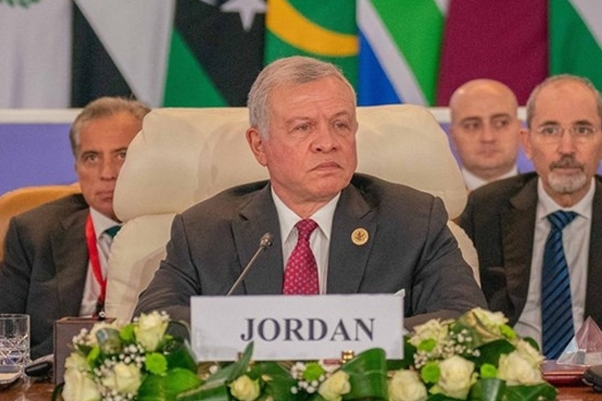 درخواست پادشاه اردن از دنیا درباره فلسطین