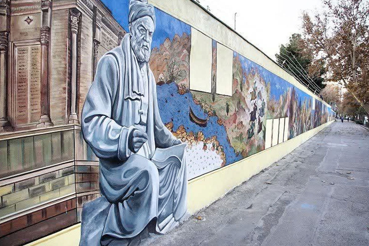گزارشی از دیوارنگاره «از حماسه دیروز تا حماسه امروز» در مشهد