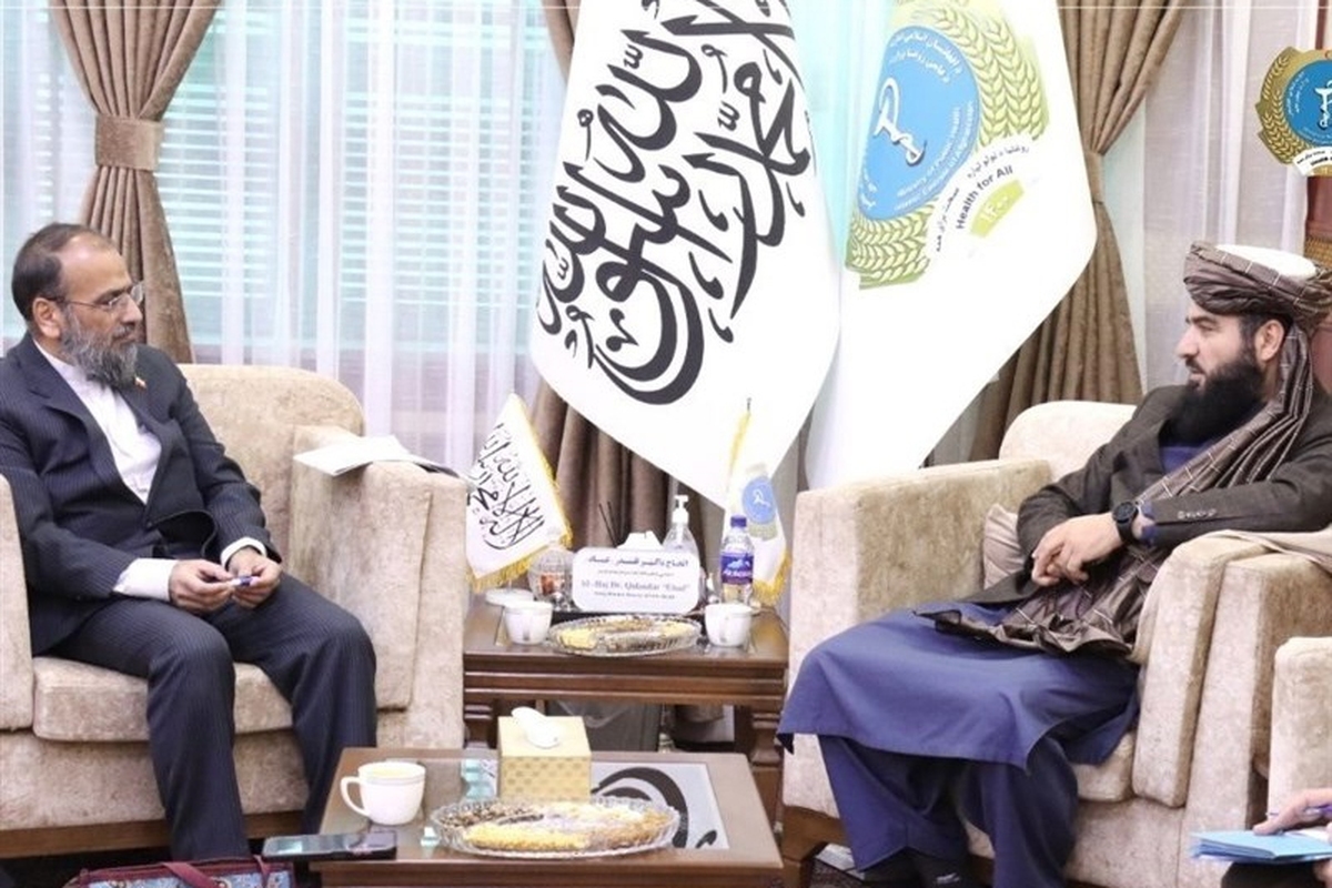 گفت‌وگوی وزیر بهداشت طالبان با معاون سفیر ایران درباره ارتقای سطح خدمات درمانی