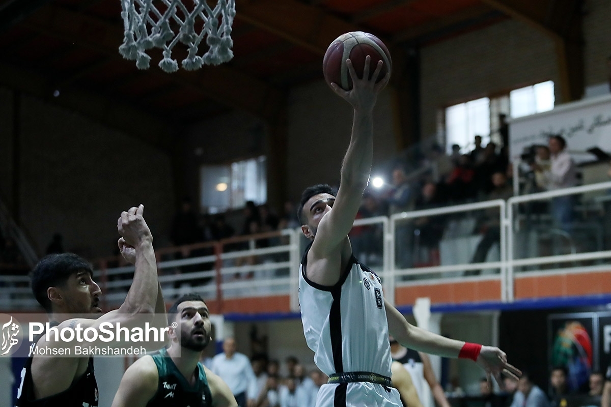 ادامه باخت‌های سریالی رعد پدافند مشهد در لیگ برتر بسکتبال (۲ آذر ۱۴۰۲)