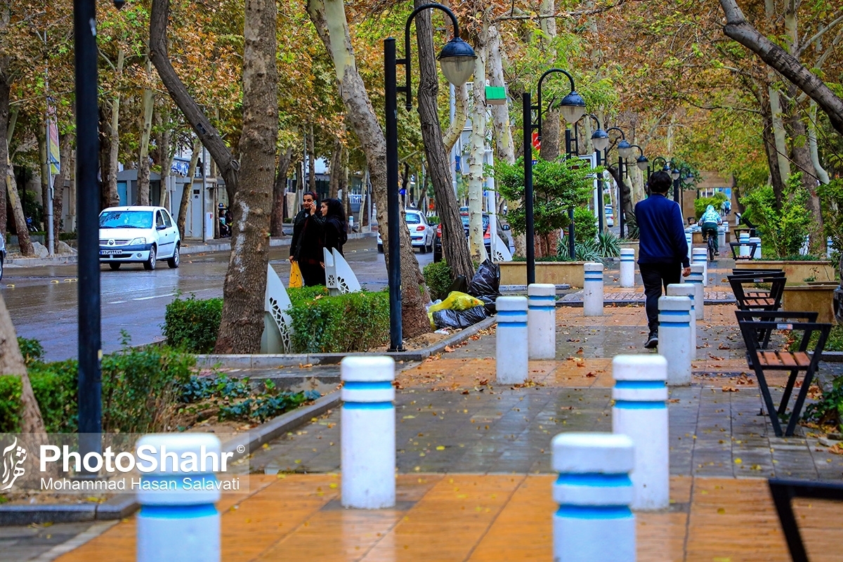بارندگی موجب آغاز روند کاهشی شاخص آلودگی در مشهد شد (۲۱ آذر ۱۴۰۲)