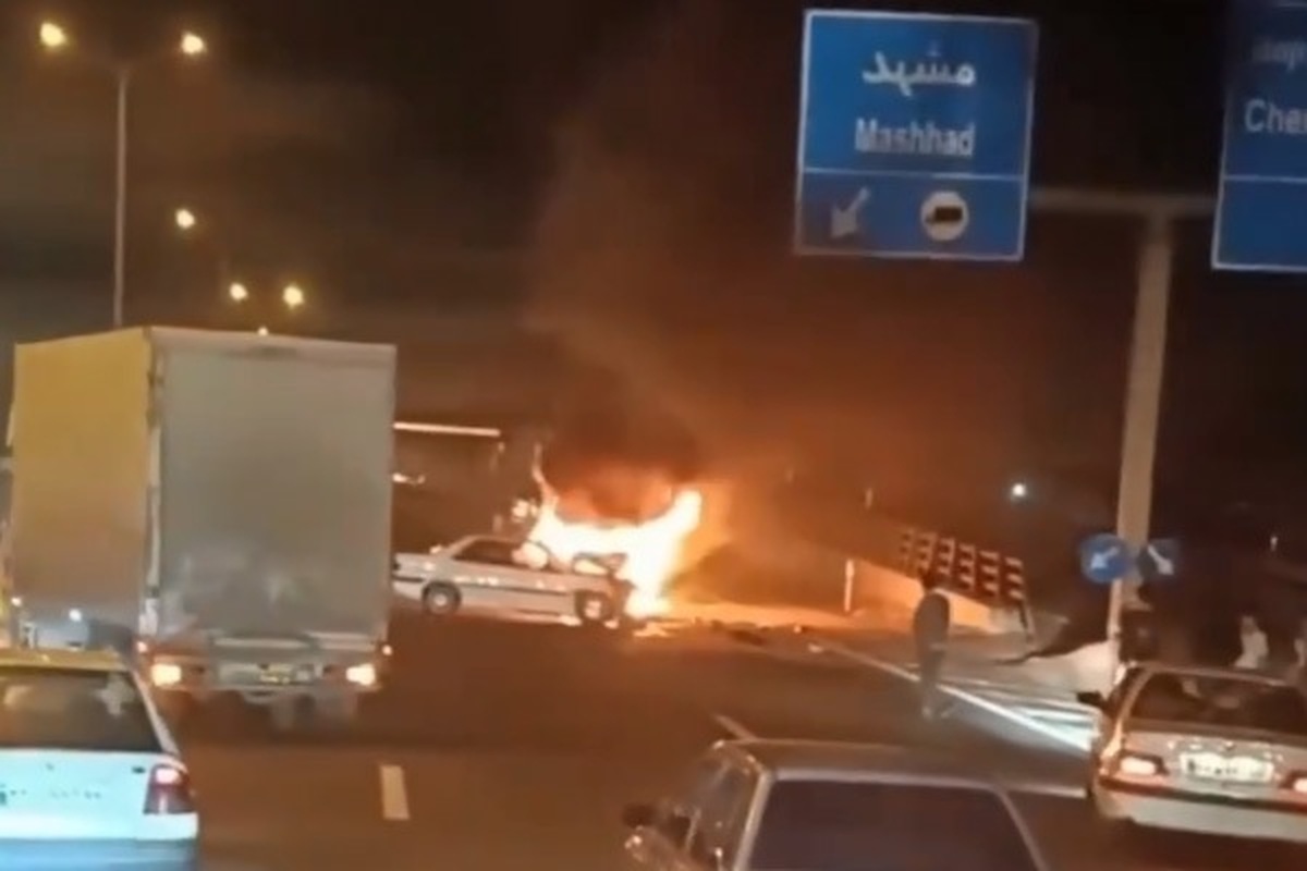 ویدئو | تصادف شدید در اتوبان باغچه مشهد (۲۵ آذر ۱۴۰۲)