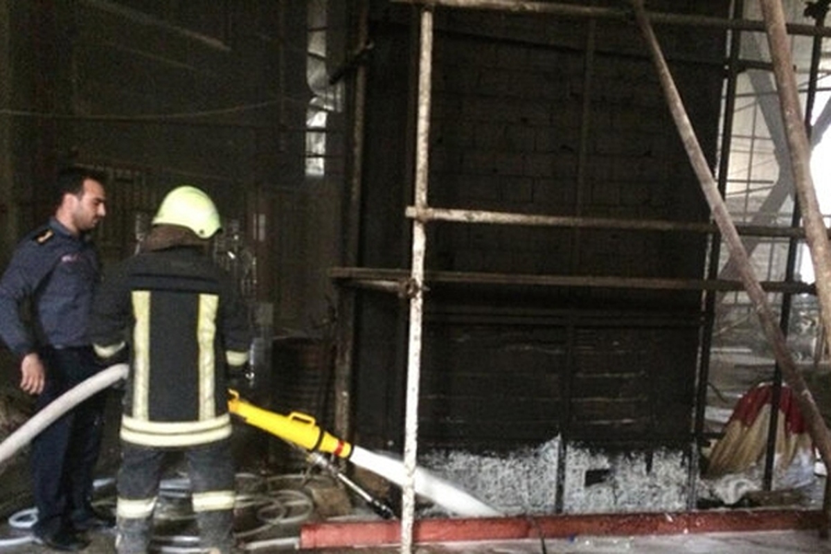 آتش سوزی یک هتل در زنجان مهار شد