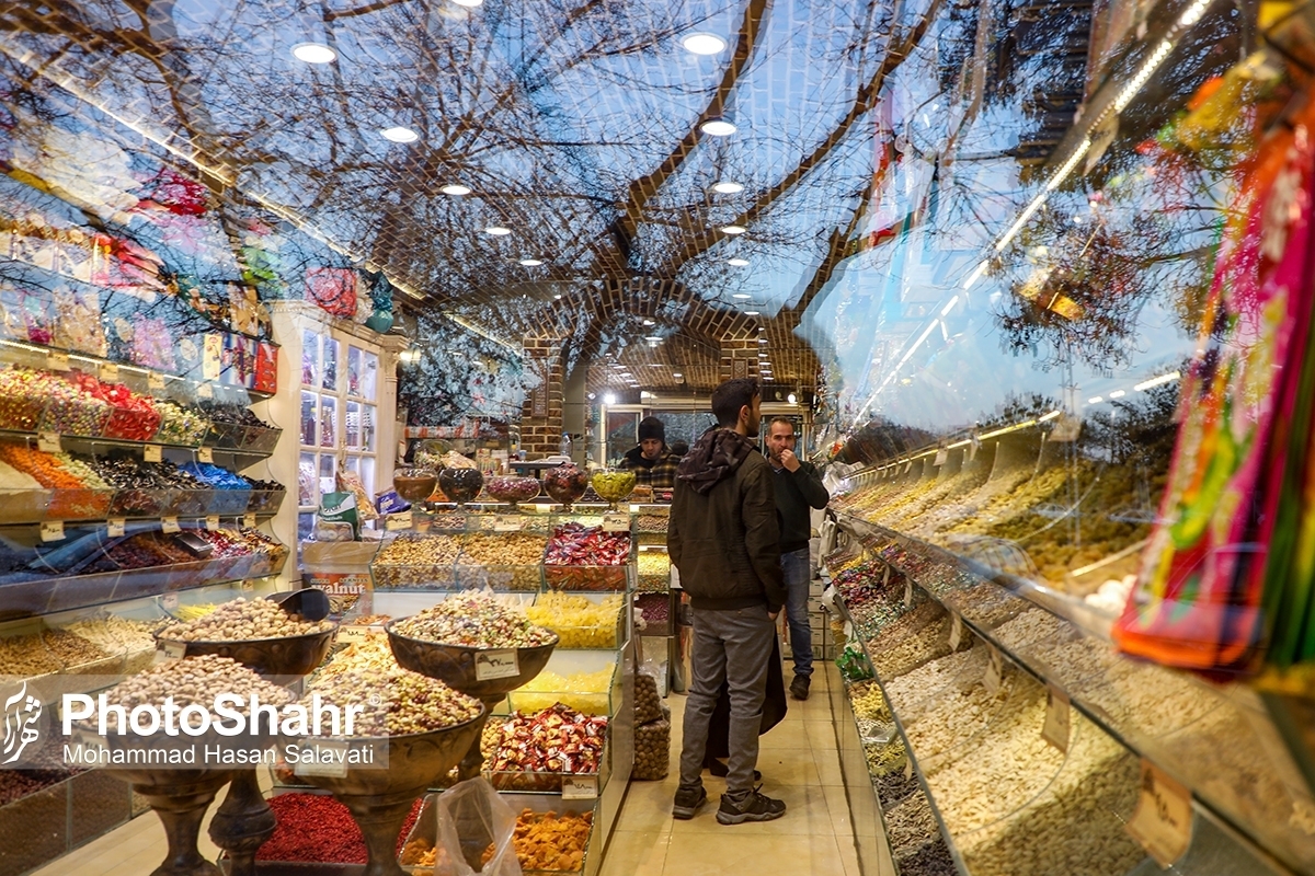یلدا ۲ واحد صنفی فروش آجیل و شیرینی‌ را در مشهد به پلمب کشاند (۳۰ اذر ۱۴۰۲)