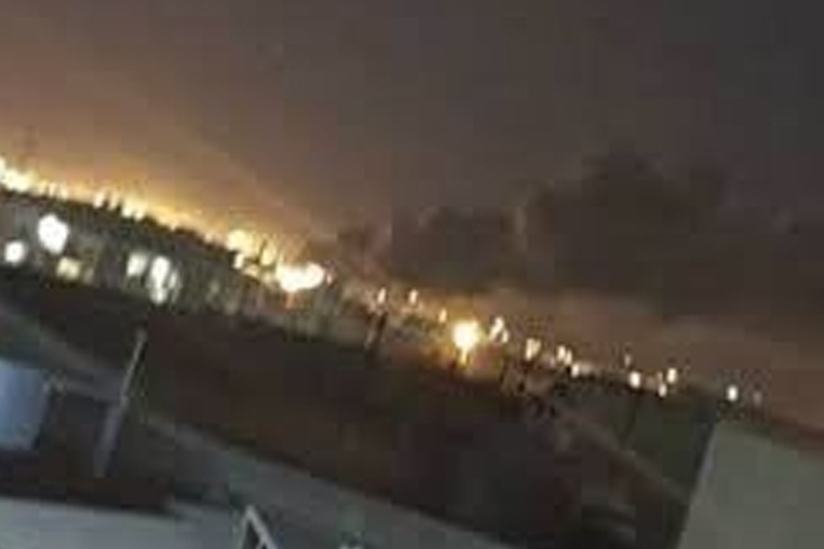 انفجار در پایگاه نظامیان آمریکایی در اربیل عراق