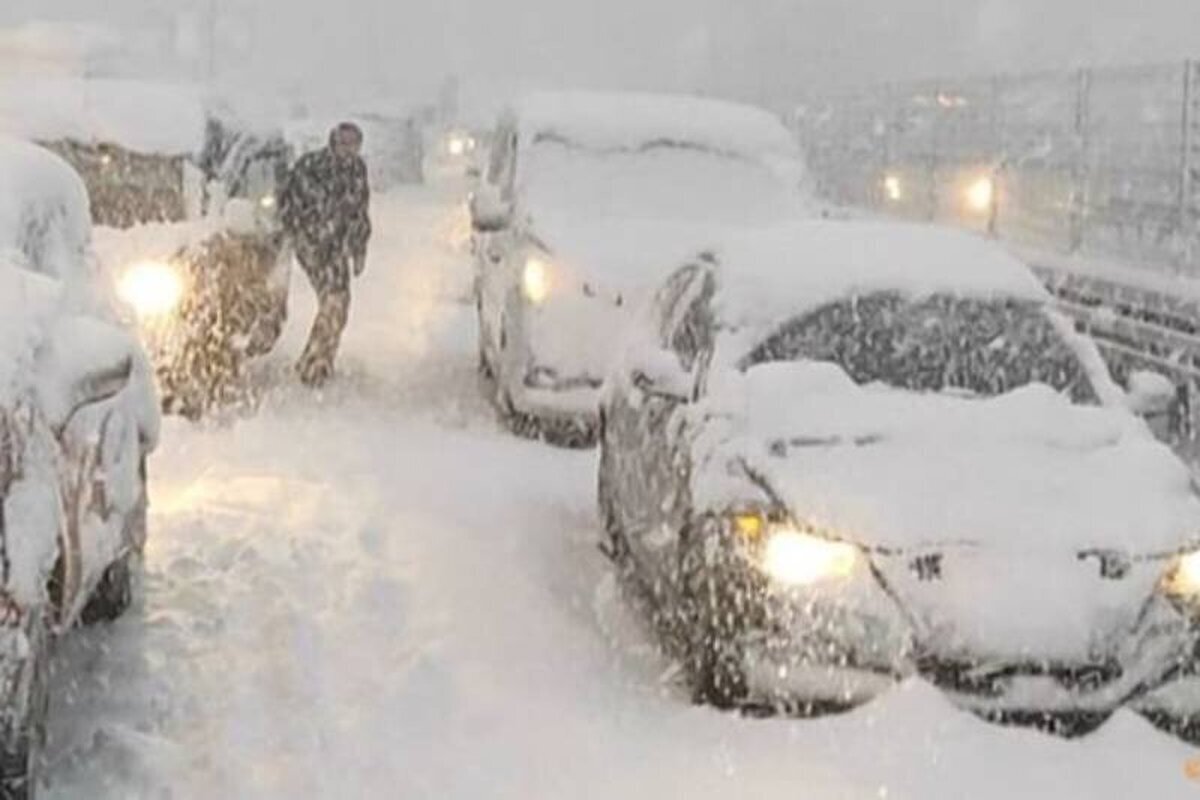 ویدئو| کولاک شدید و بارش برف در بلغارستان
