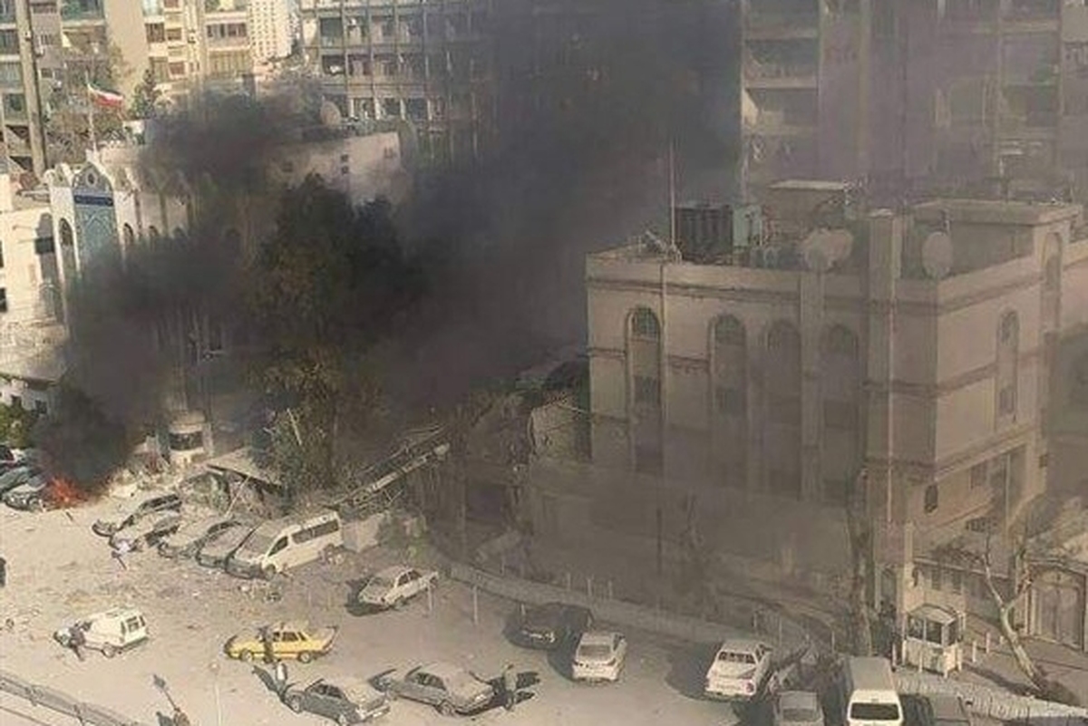 حمله هوایی اسرائیل به ساختمان مجاور سفارت ایران در دمشق