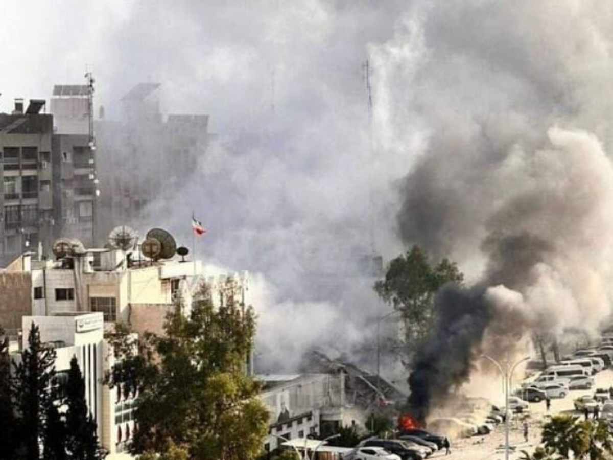 وضعیت سفارت ایران در دمشق بعد از حمله رژیم صهیونیستی+ فیلم