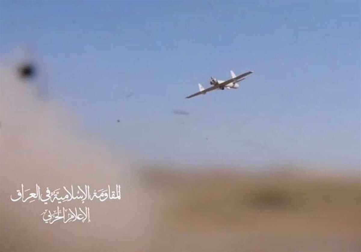 مقاومت عراق پایگاه هوایی رژیم صهیونیستی را با پهپاد هدف قرار داد