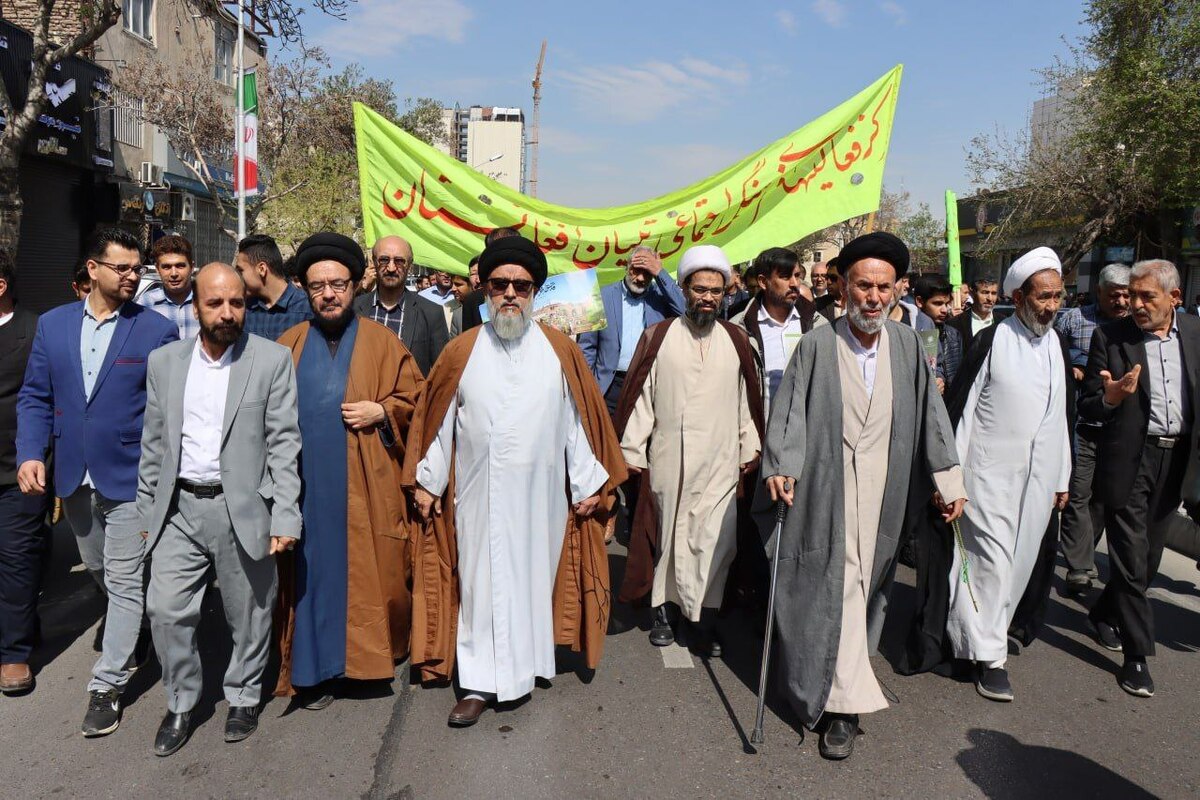 حضور پر شور مهاجرین افغانستانی در راهپیمایی روز قدس مشهد