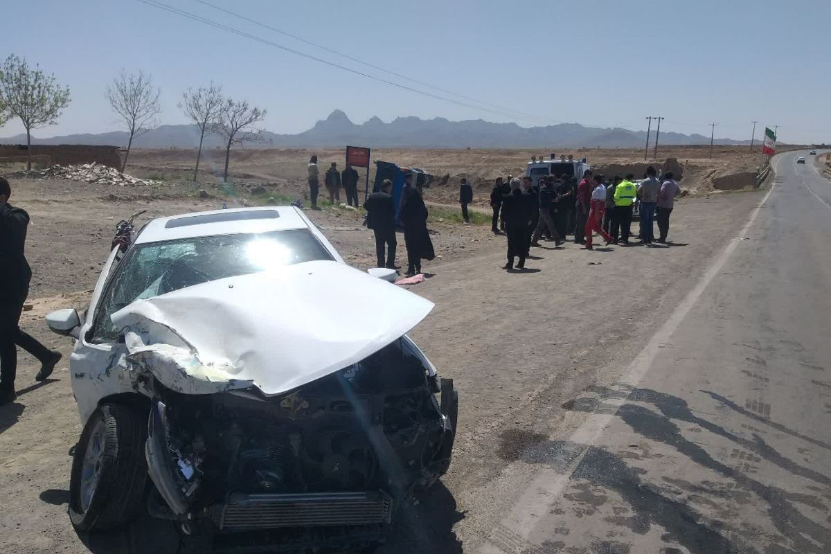 حادثه رانندگی در محور تربت حیدریه-دولت آباد ۶ مصدوم برجا گذاشت (۲۲ فروردین ۱۴۰۳)