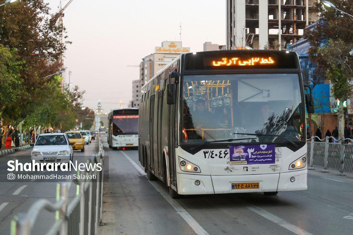 تغییر نرخ بلیت اتوبوس در مشهد از اول اردیبهشت ۱۴۰۳