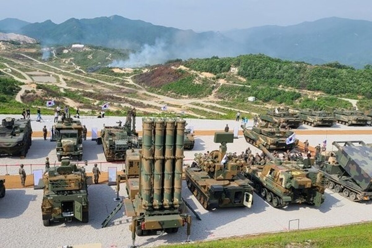 کره‌جنوبی در نزدیکی مرز کره‌شمالی رزمایش برگزار کرد