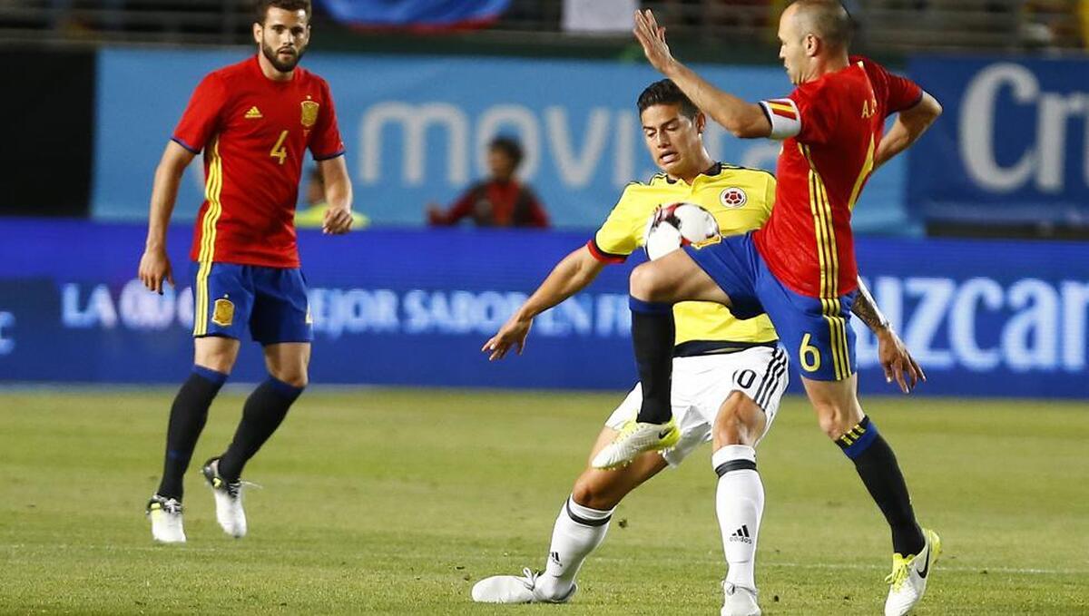 نتیجه و ویدیو خلاصه بازی اسپانیا و کلمبیا| شکست تلخ ماتادورها