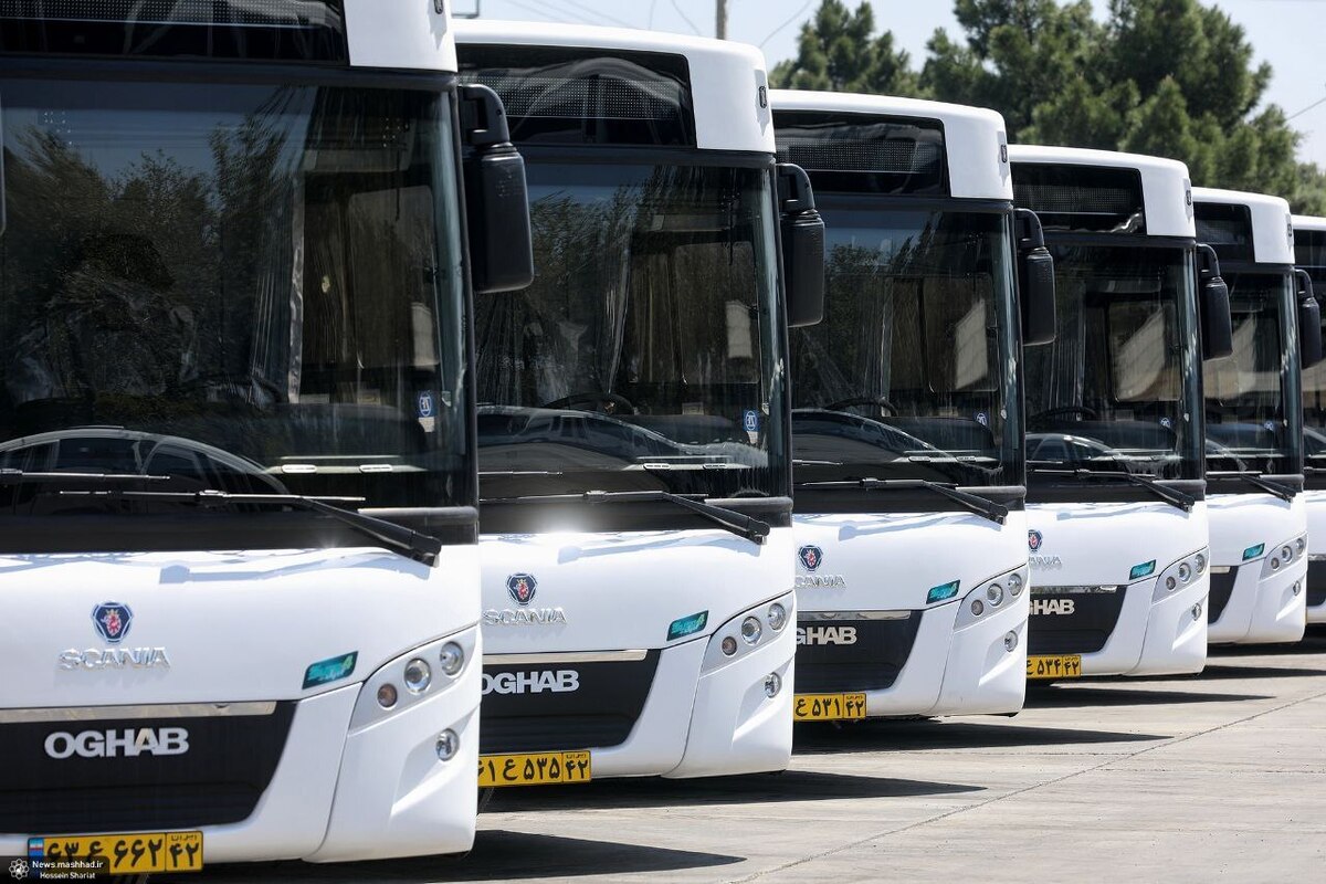اضافه شدن ۱۲۰ دستگاه اتوبوس در ایام نوروز برای خدمت‌رسانی به زائران مشهد