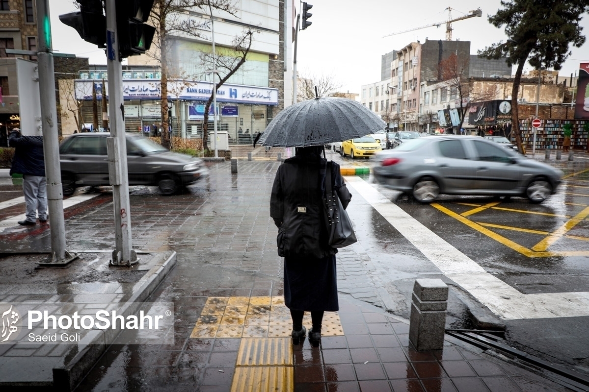 پیش‌بینی بارش باران و برف در ۱۶ استان کشور (۲۳ دی ۱۴۰۳)