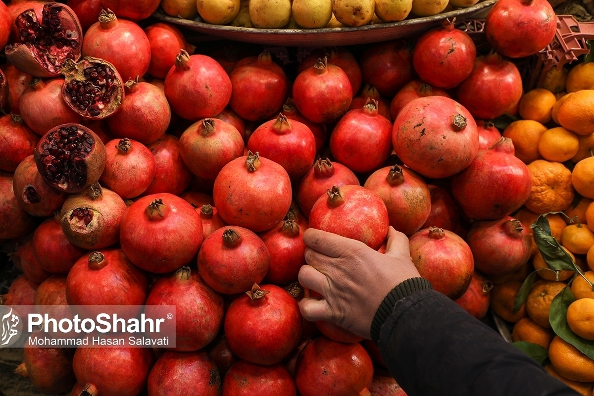 قیمت امروز میوه و صیفی‌جات در مشهد (۲۶ دی ۱۴۰۳) | انار کیلویی ۲۰ هزار تومان