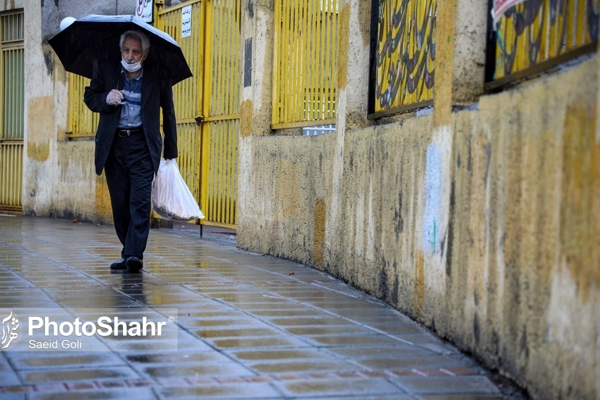 پیش‌بینی هواشناسی مشهد و خراسان رضوی (شنبه، ۸ دی ۱۴۰۳) | بارش باران و برف در روز‌های پایانی هفته