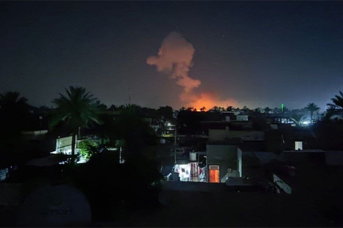 انفجار مهیب در پایگاه نظامی در شمال استان بابل عراق + فیلم (۱ اردیبهشت ۱۴۰۳)