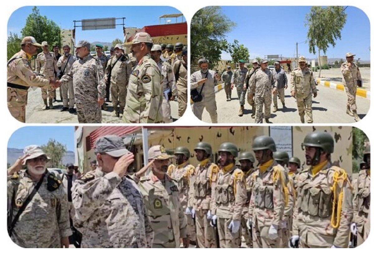فرمانده نیروی زمینی سپاه از مرز‌های جنوبی سیستان و بلوچستان بازدید کرد