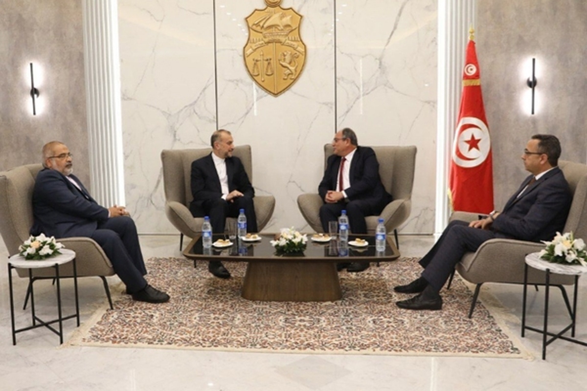 امیرعبداللهیان زمینه‌های توسعه روابط بین ایران و تونس را بررسی کرد