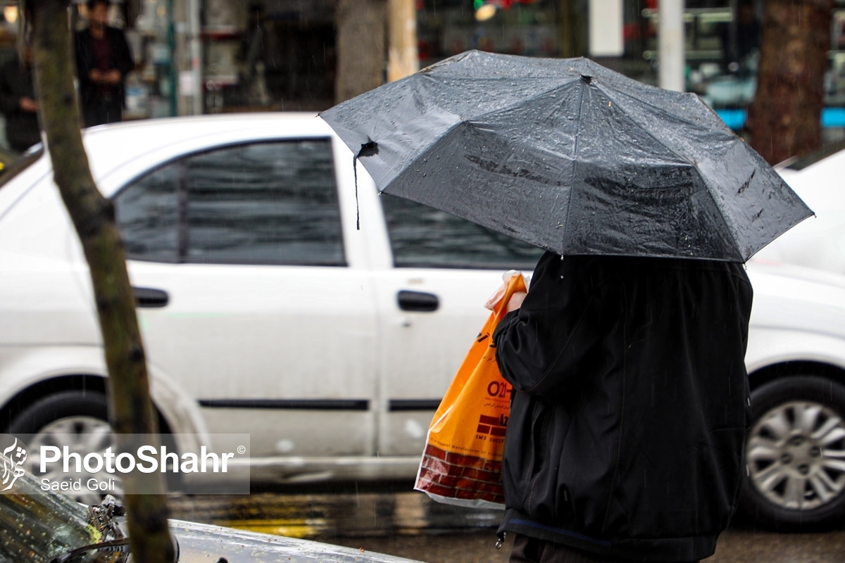 پیش‌بینی هواشناسی مشهد و خراسان‌رضوی (٢ اردیبهشت ١۴٠٣) | بارش باران و ورزش باد شدید در برخی مناطق