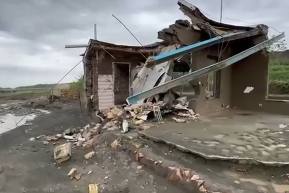 ویدئو | روایتی دردناک از سیل روستای الم‌جوق فریمان