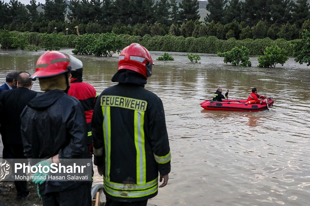 انجام ۲۰۰ عملیات آتش‌نشانی مرتبط با سیل مشهد (۲۹ اردیبهشت ۱۴۰۳)