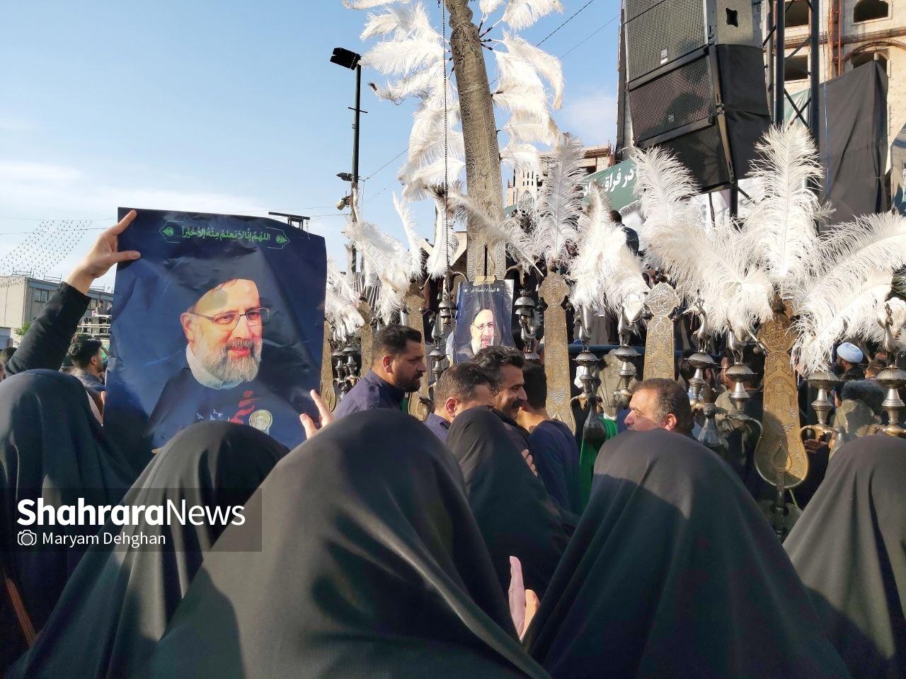 تجمع بانوان مشهدی در مراسم شهید جمهور